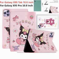 Case Stand Cartoon Pattern For Galaxy X95 Tab 10.8 inch Global X95Pro Pro+ 2024 Android Tablets 5G S