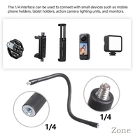 ZONG Flexible 28cm 35cm 48cm Bendable 1 4-20 Inch Male To Female Extension Rod For Camera Tripods Li