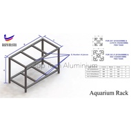 [Customized Size] Customized aquarium aluminium profile frame fish tank rack aquarium stand aquarium rackDIY
