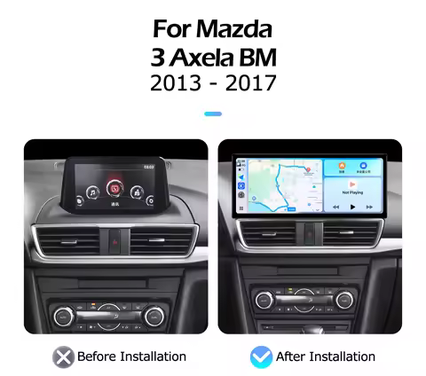 Android OS Bluetooth 12.3 inch For Mazda 3 Axela BM 2013-2017 Car Radio Multimedia Video Player Navi