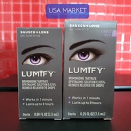 MATA Lumify redness reliever eye drops Bausch Lomb USA ORI eye drops