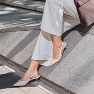 Plush Studios Rachel Slingback รองเท้าส้นสูงทรงแหลม 2" ใส่สบาย สวมได้ 2 แบบในคู่เดียว