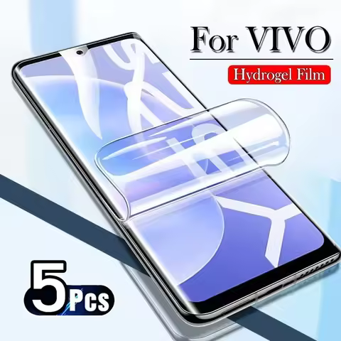 5PCS Hydrogel Film for vivo V60 V50 V40 SE V30E V29 Lite V27 Pro T4R T4 Ultra T3 Lite T2 Pro T3x 5G 