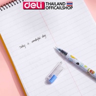 Deli ปากกาเจล หมึกสีดำGel Pen G32-BK 0.5mm (แพ็ค 1 แท่ง) Mini Tip ปากกาหัวเข็ม ปากกาหมึกสีดำ เครื่องเขียน ปากกาดำ ราคาถูก office stationery อุปกรณ์การเรียน