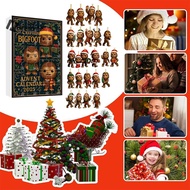 [MaxgePC] Bigfoot Edition Advent Calendar 2025, 24 Unique Sasquatch Ornaments, Advent Calendar 2025,