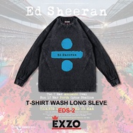 EXZO Kaos ED SHEERAN Oversize Wash long sleeve t-shirt ED SHEERAN LONGSLEEVE
