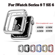 Cover for Apple Watch case 44mm 40mm iWatch Case 41mm 45mm Soft TPU Bumper Protector apple watch series 8 7 6 5 4 SE Accessories