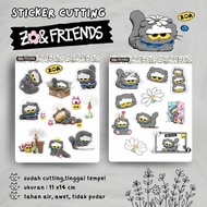 STICKER CUTTING ZOA AND FRIENDS GD BIGBANG GRAGON TAEYANG DAESUNG TOP CHOI SEUNGHYUN CAT CAT CAT
