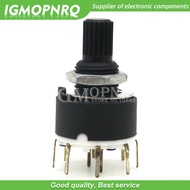 RS16 RS26 Selectable Band Rotary Channel Selector Switch Single Deck Rotary Switch Band Selector 1P1