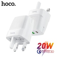 Hoco C85B UK 20W USB C Fast Charger for iPhone 16, SAMSUNG S20+, iPad Pro 2021 2020 Quick Charge Mob