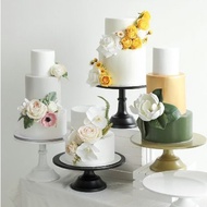 Metal Iron Cake Stand Round Pedestal Dessert Display Rack Cupcake Birthday Wedding Party 蛋糕架 Dulang 