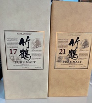 Nikka Taketsuru 竹鶴 17年 & 竹鶴 21年 純麥芽威士忌