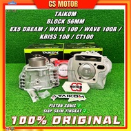 TAIKOM EX5 DREAM 56 WAVE 100 WAVE 100R KRISS 100 EX5 BLOK 56MM EX5 DREAM