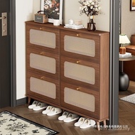 Small Narrow Shoe Cabinet Handy Tool Household Space-Saving Door Storage Cabinet Ultra-Thin Wall-Bac