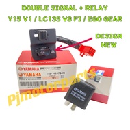 YAMAHA Y15 Y15ZR V1 / LC135 V8 Fi / EGO GEAR (100% ORIGINAL ESPADA) PNP HANDLE DOUBLE SIGNAL SWITCH 