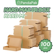 100pcs Pizza Mailer Box Kotak Pos Hadiah Corrugated Mailer Box Packaging Parcel Shipping Box