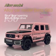 1: 36 Mercedes-Benz G63 Simulation Big G Alloy Material Making Model Can Collect Ornaments Car Model