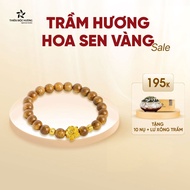 Single Round Incense Bracelet Mixed Lotus And Speed Frankincense Vietnamese Thien Moc Huong Lucky And Successful