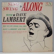 #CC17-12 LP TERPAKAI [  SING ALONG AND SWING ALONG WITH DAVE LAMBERT  ] USED LP < G >