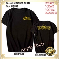 APLE Kaos DB RRQ QEON REGUM Kaos Murah Kaos Pria Dan Wanita Unisex Putih Hitam