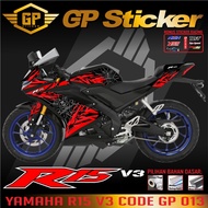 STRIPING STICKER R15 STRIPING/ V3 MTF 20/ R15 STRIPING/ V3 YAMAHA R 15 STICKER/ GP 013 STICKER/V3
