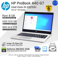 โน๊ตบุ๊คมือสอง HP ProBook 440 G7 Core i5-10210U(Gen10) สภาพดี พร้อมใช้งาน