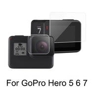 Tempered Glass Lens + LCD Screen Protector for GoPro Hero 7 Hero 6 Hero 5 Black