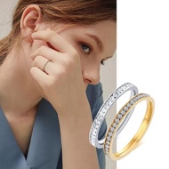 4s Grosir Solo || CINCIN TITANIUM AKSEN FULL PERMATA ANTI KARAT&LUNTUR / CINCIN COUPLE /CINCIN ANNIV