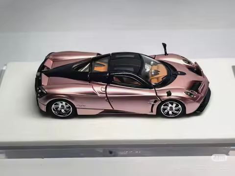 HKM 1:64 Pink Huayra Coupe 2014 Racing Sports Model Diecast Metal Car