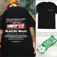 RWB PORSCHE 993 Turbo Tshirt Men's Tops Cotton Sports Car Print Short Sleeve Unisex Fashion Clothing