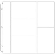 WRMK Ring Photo Sleeve Protectors 12"X12" 10/Pkg - 3 (4"X6"), 2 (6"X4"), 1 (12"X2") POCKETS