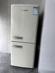 復古雪櫃 冰箱Double-door mini refrigerator 家用小型 高顏值家用細雪櫃 雙門冰箱 節能 冷藏冷凍 小冰箱 包送貨
