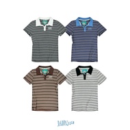 DADDYCLUB | Daddy Club Polo Striped Shirt Super Cute