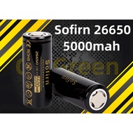 Legitimate 26650 sofirn 100% rechargeable battery 5000mAh