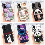 Motorola Moto G04 / G04s 2024 Cute Panda Rabbit Cat Pattern Case Moto G04 G 04S 4G Soft Silicone Sho