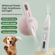 Dog Hair Clipper Paw Trimmer Shaver Cat Pet Hair Paw Shaver Dog LED Light Shaver PMIE