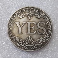 Ancient Crafts YES/NO Decision-making Coin Commemorative Coin Silver Dollar Collection 1047-64.11