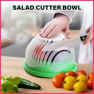 ✁ ◈ ♕ Salad Slicer Cutter Chopper Bowl Food Fruit Vegetable Slicer Master