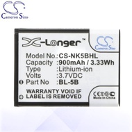CS Battery Nokia 6120 Classic / 6121 Classic / 6124 Classic Phone Battery NK5BHL