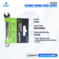 TEKIROkunci ring pas 6 7 8 9 10 11 12 13 14 15 16 17 18 19 mm TEKIRO combination spanner