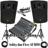 Paket Sound System Pro Cleve Audio Ramsa Dan Mixer Ashley Lmx8