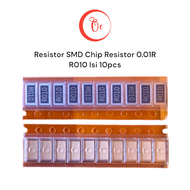 10mΩ 1206 ±1 Thick Film Resistor SMD Chip Resistor 0.01R R010 Isi 10pcs