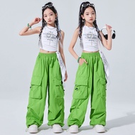 Girls' Jazz Dance Outfit Street Dance Children's Hip-Hop Trendy Outfit Girl's Catwalk Performance Ou