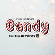 琥珀色拐杖糖 OTF PNG SVG