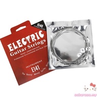 SAK 6Pcs 010- 046 Electric Guitar Strings Perfect Intonation 6-String Guitar String
