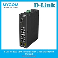 D-Link DIS-200G-12SW Industrial Switch 12-Port Gigabit Smart Managed