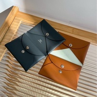 Hermes Calvi duo 金棕拼氣泡綠/迷霧灰