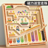 Magnetic Labyrinth Roll-On Children's Educational Toys Three-Dimensional 3d Concentration Breakthrou