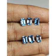 Swiss Blue Topaznatural 6x4 mm