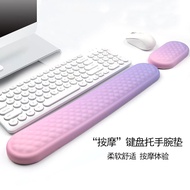 (Hot selling)Keyboard Support Mouse Hand Cushion Comfortable Breathable Wrist Rest Memory Foam Palm 